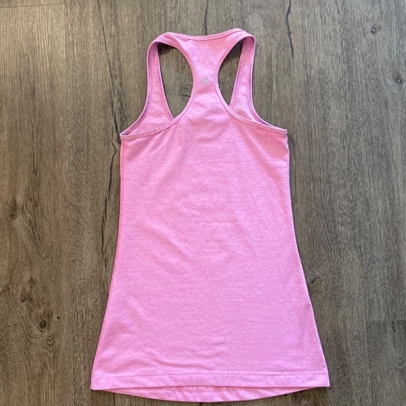 Lululemon Cool Racerback Tank Heathered Smoky Rose Size 4 - Picture 10 of 10